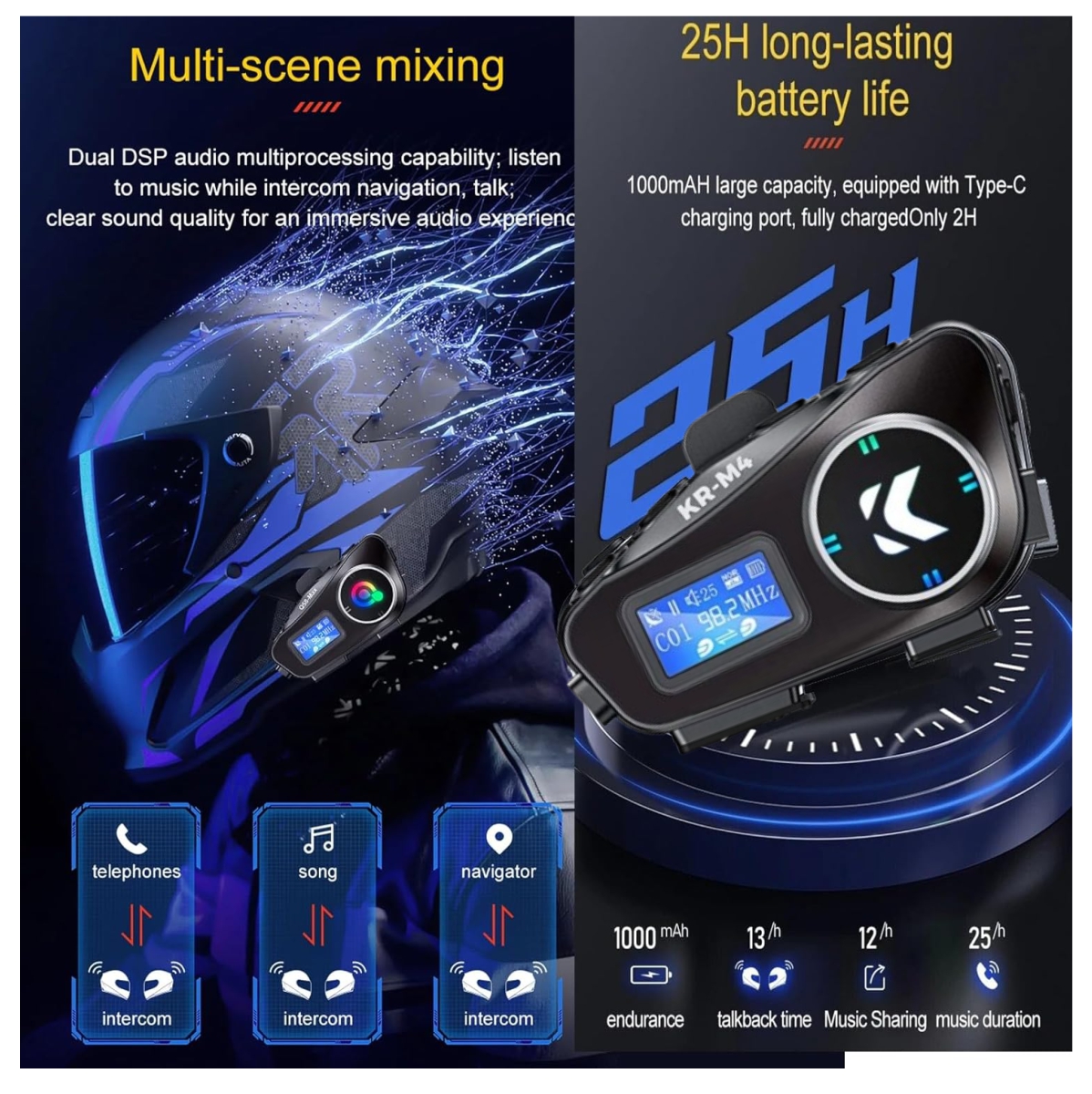 Miniatura 3 de Intercomunicador M4 COMBO 2 UNIDADES